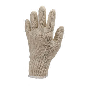 Gants EUROLITE 4330, Support blanc sans couture 100% coton résistant, jauge 7, Poignets tricotés - COVERGUARD | MO4330