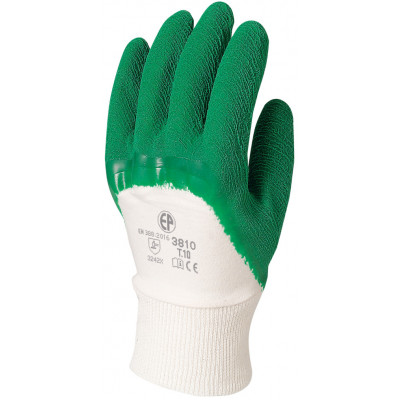 Gants EUROSTRONG 3810 latex crépé vert qualité supérieure - COVERGUARD | MO3810