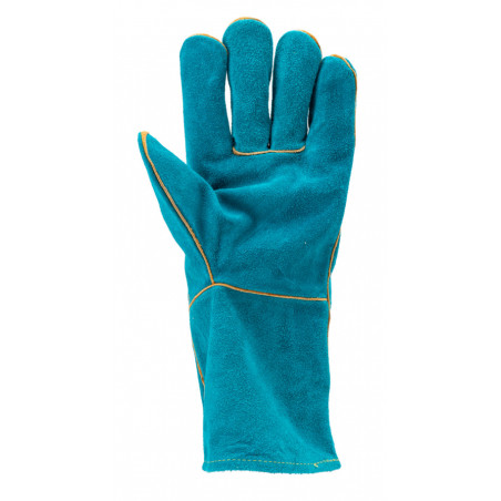 Gants EUROWELD 2630 croûte vachette vert, doublé molleton - COVERGUARD | MO2630