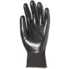 Gants EUROLITE 1NIAB, polyester noir, J15, Enduction 3/4 nitrile noir - COVERGUARD | 1NIAB