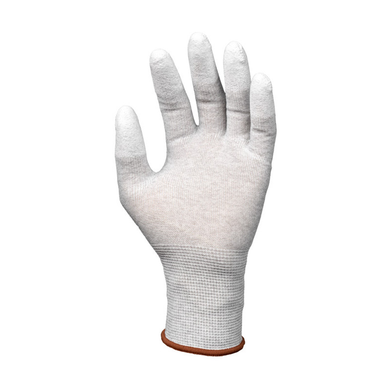 Gants EUROLITE EST80 J13 polyester / carbon - PU bouts doigts - COVERGUARD | 1EST800