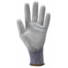 Gants EUROCUT P313 CUT C. HPPE J13 gris paume enduite PU gris - extra confort - COVERGUARD | 1CUPC00