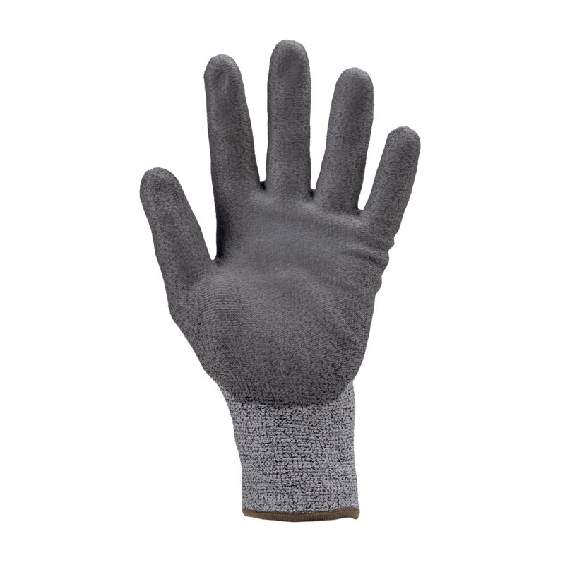 Gants EUROCUT 1CRAG CUT C. HDPA gris J13 paume enduite PU gris - COVERGUARD | 1CRAG