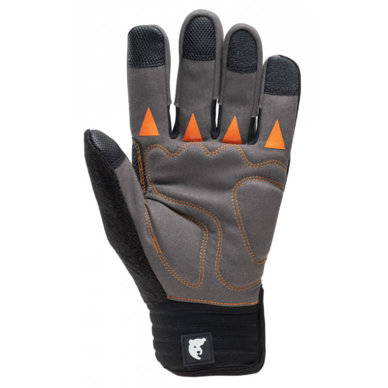Gants EUROCUT MX100 CUT D, type mécanique, gris et orange - COVERGUARD | 1CHMD00