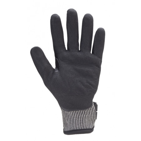 Gants EUROCUT IMPACT 200 rouge CUT D double enduit 3/4 nitrile noir + TPR - COVERGUARD | 1CHIC30