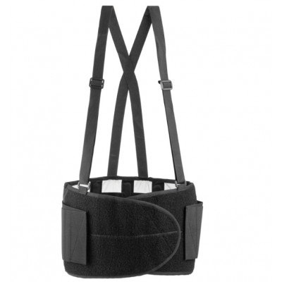 Ceinture lombaire - LUMBAR BELT - Bretelles élastiquées + Scratch - Noir - COVERGUARD | MO78120