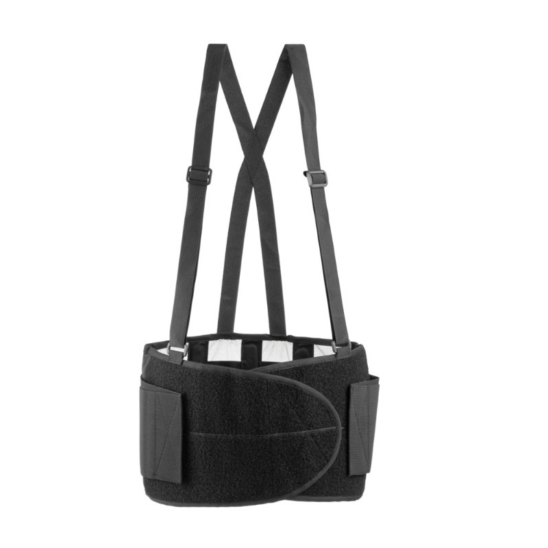 Ceinture lombaire - LUMBAR BELT - Bretelles élastiquées + Scratch - Noir - COVERGUARD | MO78120