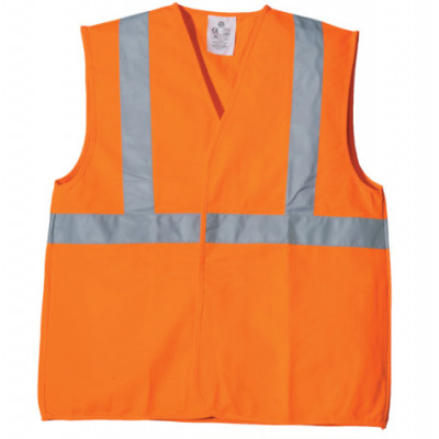 Gilet de sécurité - YARD - 100% PES + Baudrier - Orange HV - COVERGUARD | MO70226