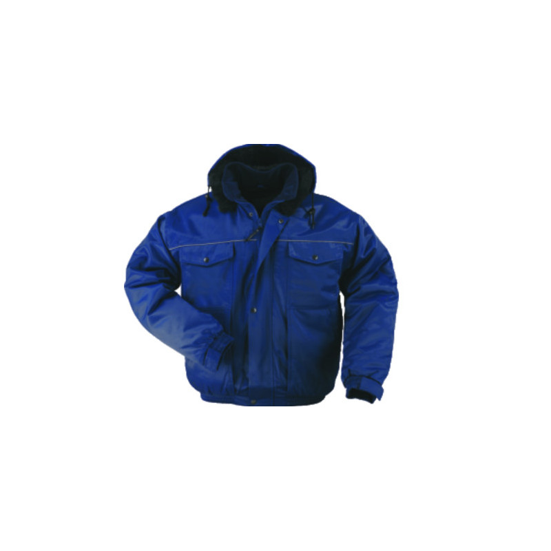 Blouson - BEAVER - 60%CO/40%PES + Fourrure intérieure - Bleu - COVERGUARD | MO57640