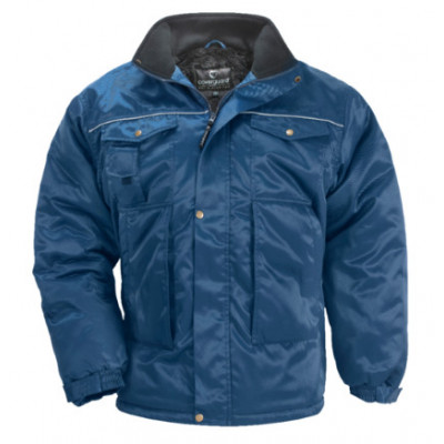 Parka - BEAVER - 60%CO/40%PES + Fourrure intérieure - Bleu - COVERGUARD | MO57630