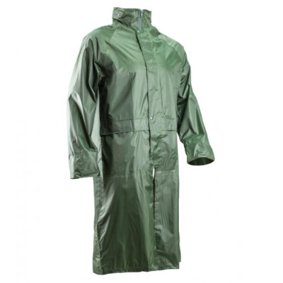 Manteau de pluie - PVC COAT - 100% PES enduit PVC souple 185g/m2 - Vert - COVERGUARD | MO50605