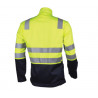 Veste - THOR - 78% Coton/20% Polyester/2% Fibre antistatique 300g/m2 + Bandes - Jaune HV/marine - COVERGUARD | 8MTHJY