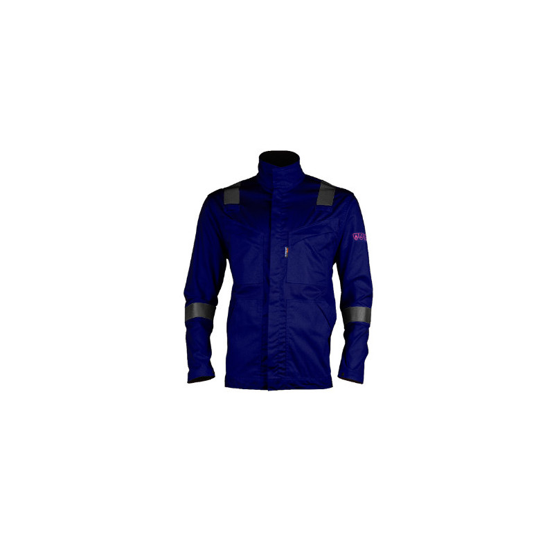 Veste - THOR - 78% Coton/20% Polyester/2% Fibre antistatique 300g/m2 + Bandes - Marine - COVERGUARD | 8MTHJN