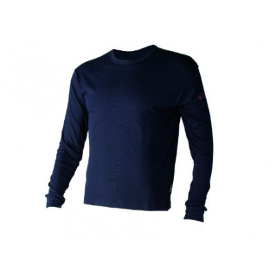 T-shirt manches longues - SPURR - 60% Modacrylique/38% Coton/2% Fibre antistatique 220g/m2 - Marine - COVERGUARD | 8MSPTN