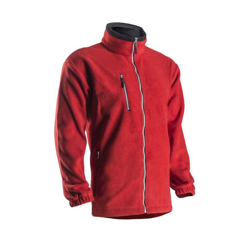 Veste - ANGARA - Polaire 100% PES - 450 g/m2 Rouge (délai de livraison plus long) - COVERGUARD | 5VANR
