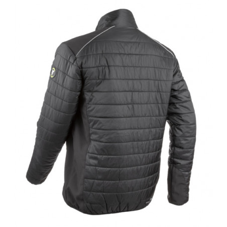 Veste thermique - SUMI - Ripstop 100% PA + Matelassage Sorona 100g/m2 + Softshell - Noir/Lime - COVERGUARD | 5SUM010