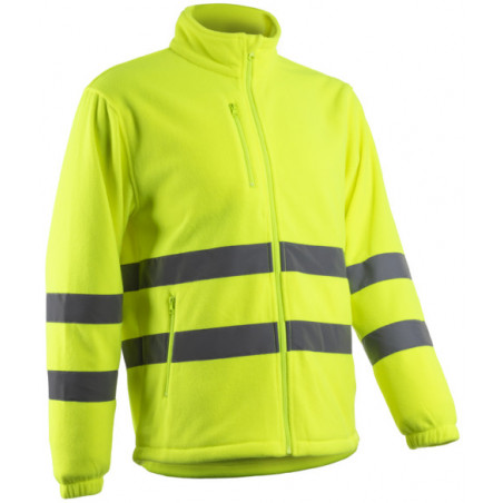 Veste polaire - RITTO - 100% PES 280g/m2- Jaune HV - COVERGUARD | 5RIT160