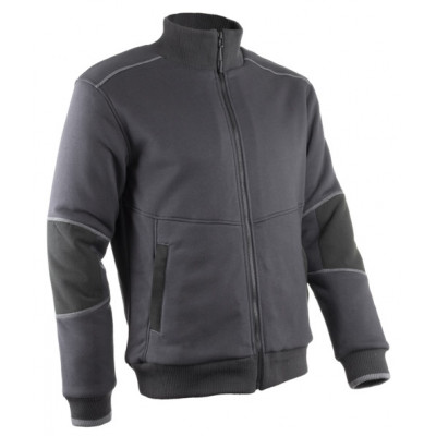 Veste thermique - RAKOUN - Molleton 70% CO/30% PES 300g/m2 + Doublure Sherpa - Anthracite - COVERGUARD | 5RAK150