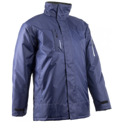 Parka - PANDA - 200D Oxford 100% PES enduit PU + Matelassage 160g/m2 - Marine/Réflectif - COVERGUARD | 5PDA120