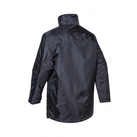 Parka - PANDA - 200D Oxford 100% PES enduit PU + Matelassage 160g/m2 - Noir/Bleu - COVERGUARD | 5PDA01