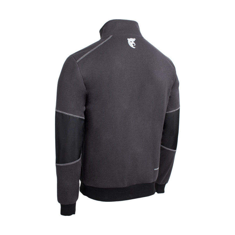 Sweat - ORCKA - Molleton 70% CO/30% PES + TPU membrane + Micromink 520g/m2 - Anthracite - COVERGUARD | 5ORC150