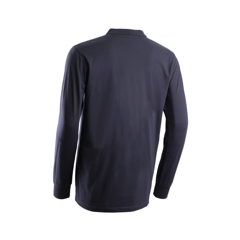 Polo manches longues - LAURITS - 60% Modacrylique/39% Coton/1% Fibre antistatique 180g/m2 UPF 50 - Marine - COVERGUARD | 5LAU120
