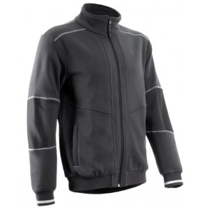Veste thermique - KIJI - Molleton 70% CO/30% PES 300g/m2 + Empiècements 300D Oxford - Anthracite - COVERGUARD | 5KIJ150