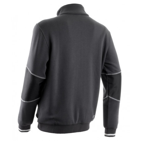 Veste thermique - KIJI - Molleton 70% CO/30% PES 300g/m2 + Empiècements 300D Oxford - Anthracite - COVERGUARD | 5KIJ150