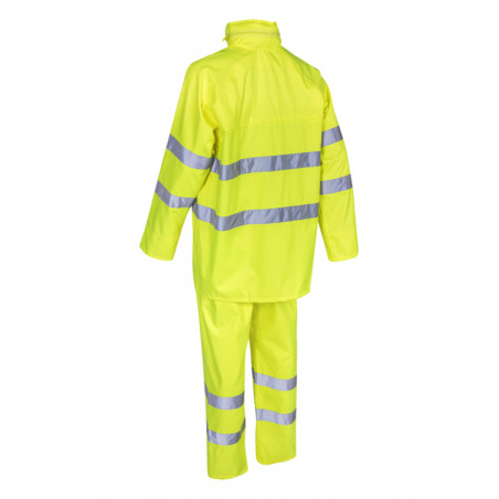 Ensemble de pluie - KAWA - 150D Oxford 100% PES enduit PU 140g/m2 - Jaune HV - COVERGUARD | 5KAW160