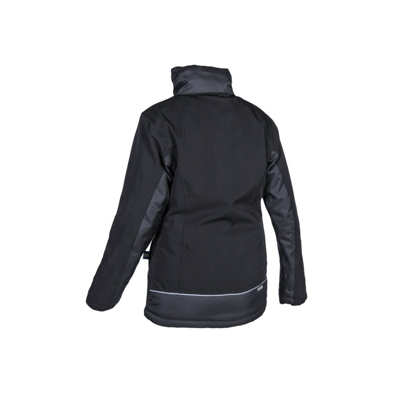 Parka femme - HIBARI - 94% PES/6% EA - Noir/Bleu - COVERGUARD | 5HIB01