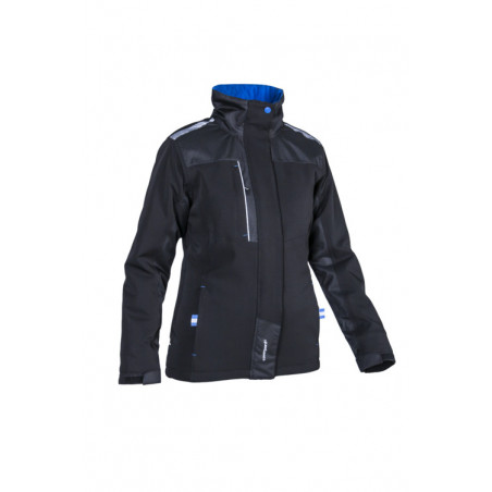 Parka femme - HIBARI - 94% PES/6% EA - Noir/Bleu - COVERGUARD | 5HIB01