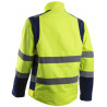 Veste - HIBANA - 60% CO/40% PES 270g/m2 + Stretch - Jaune HV/Marine - COVERGUARD | 5HBJ160