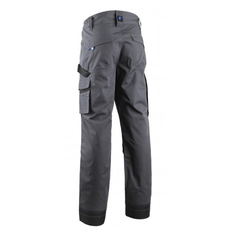 Pantalon - ESCALA - Ripstop 65% PES/35% CO 240g/m2 + Oxford - Gris/Bleu - COVERGUARD | 5ESP050