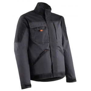 Veste - CRISTOBAL - RIPSTOP 60% CO/40% PES 280g/m2 + Stretch + Oxford - Anthracite/Citrouille - COVERGUARD | 5CRJ150