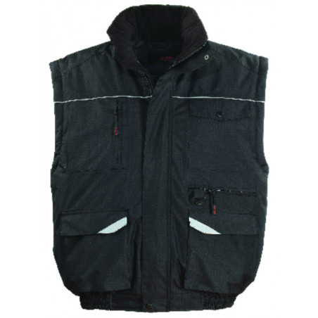 Blouson 2/1 - RIPSTOP - Ripstop 100% PES enduit PVC + Matelassage 140g/m2 - Noir - COVERGUARD | 5BMRB