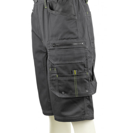 Bermuda - BARVA - 60% CO/40% PES 270g/m2 + Oxford - Anthracite/Lime - COVERGUARD | 5BAS150