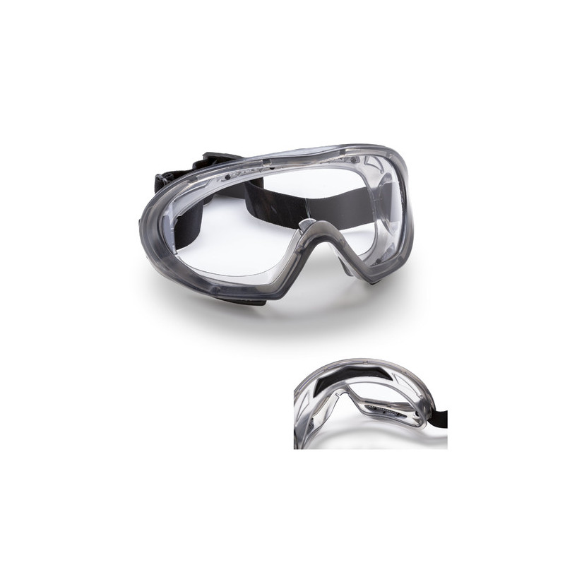 Lunettes masque STORMLUX acétate Incolore N 3 4 F  0% métal - COVERGUARD | 6STOC00