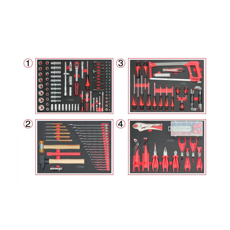 Servante 6 tir France 265 pcs - KSTOOLS | 824.6536F