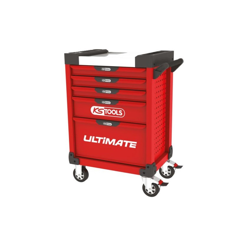 Servante Ultimate rouge, 5 tiroirs - KS Tools | 809.0005