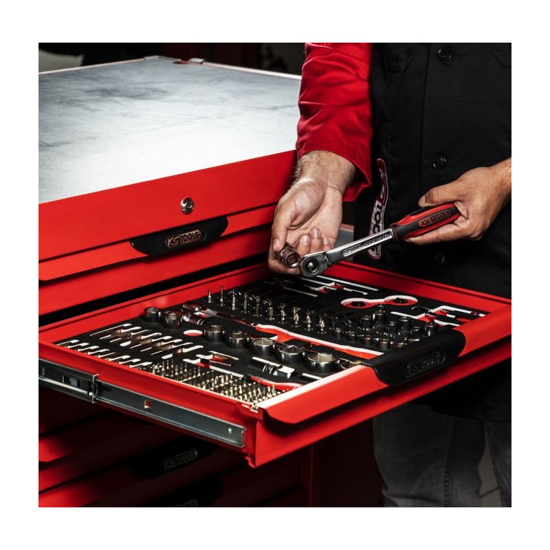 Etabli mobile Ultimate 14 tiroirs - KS Tools | 809.0014