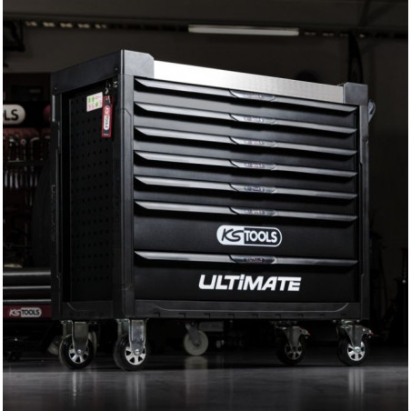 Servante ULTIMATE XL noire, 7 tiroirs KS Tools | 825.0007