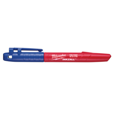 MARQUEUR POINTE FINE BLEUE - Blister - Milwaukee | 4932492126