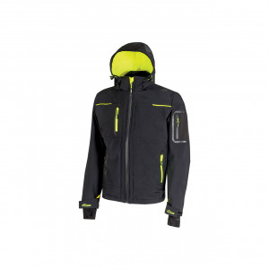 Veste Soft Shell Space Black Carbon U-Power | FU187BC