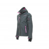 Veste Soft Shell Space Lady Grey Fucsia U-Power | FU187GF