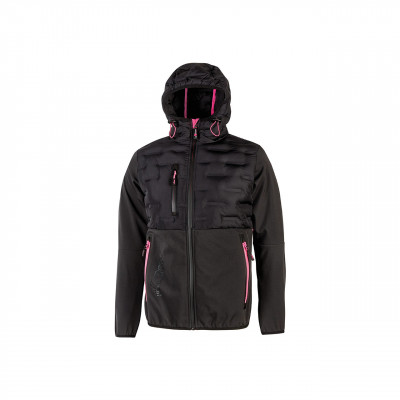 Veste Soft Shell Spock Lady Grey Fucsia U-Power | FU213GF