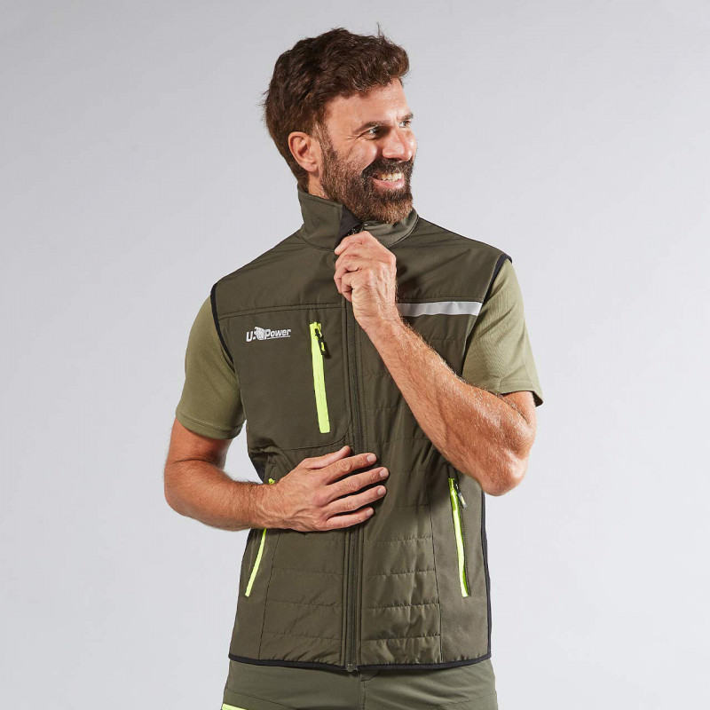 Gilet Wall Dark Green U-Power | FU278DG