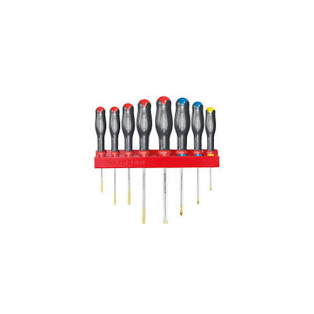 Jeu de 8 tournevis Protwist avec rack de rangement - FACOM FRANCE | AT8.2MPF
