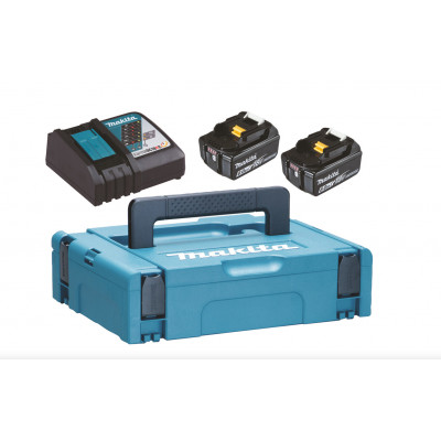 Pack Énergie 18 V Li-Ion (2 batteries + 1 chargeur simple) Makita | 198116-4