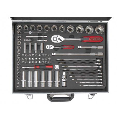 Coffret de douilles et accessoires ULTIMATE 1/4" - 1/2", 83 pièces - KS Tools | 922.0683
