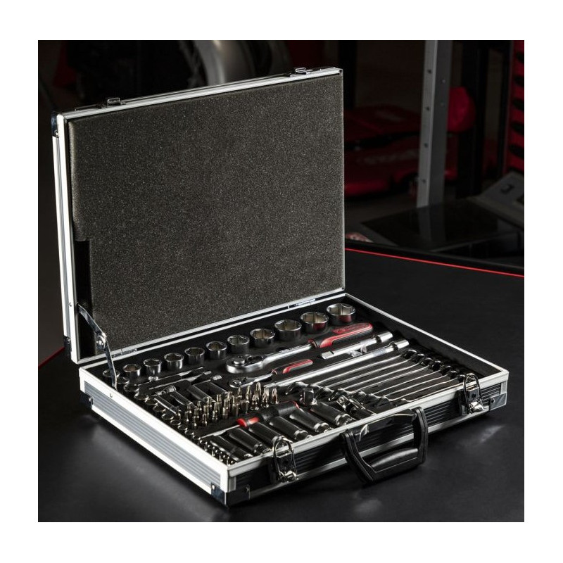 Coffret de douilles et accessoires ULTIMATE 1/4" - 1/2", 83 pièces - KS Tools | 922.0683